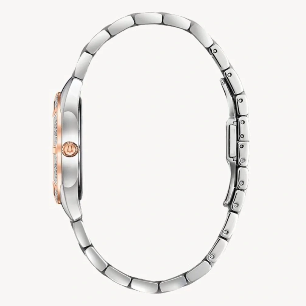 Bulova Satton two-tone women’s Diamond watch - Picture 2 of 5